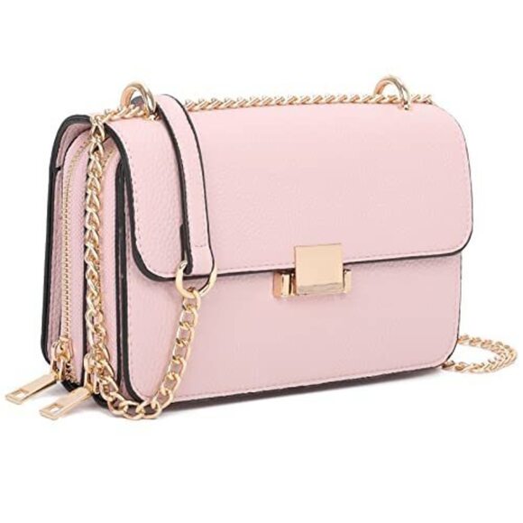 Chic Square Strap Bags For Chain Strap Crossbody Satchel Medium Textured - Picture 2 of 8